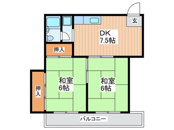 WESTヒルズ門真南の物件間取画像